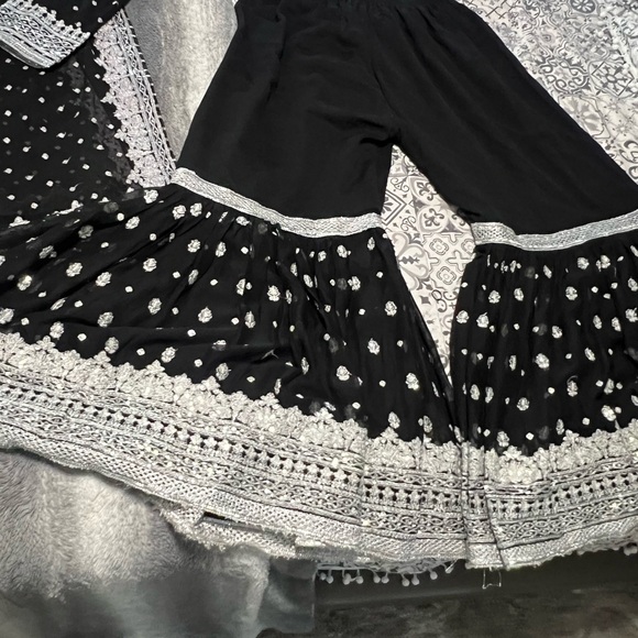 Desi outfit, long shirt and ghara, size M, - Picture 4 of 5